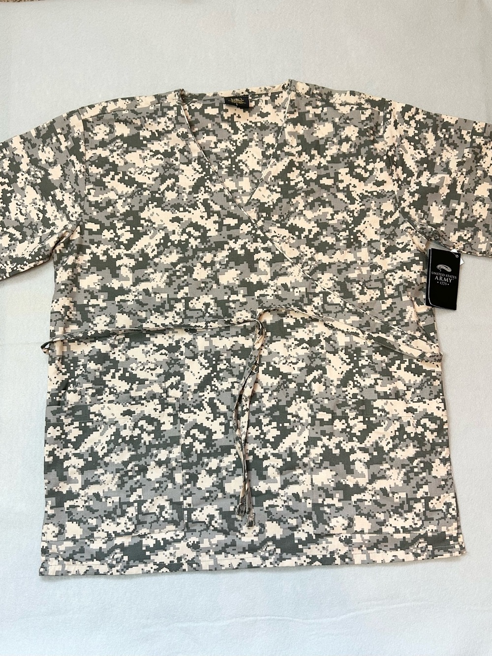 U.S. Army Digital Camo Scrub Top